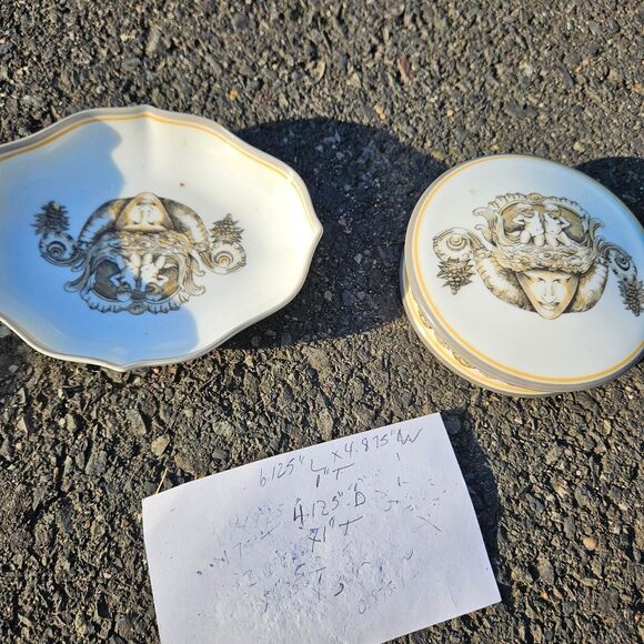 Vintage Ceralene Limoges Opera Soap Dish - Picture 4 of 4